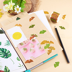 Autocollants en papier à feuilles d'automne pour la création de cartes&nbsp;DIY-TAC0032-23G