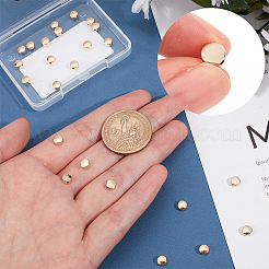 80 pièce de perles en laiton plaquées sur support&nbsp;KK-BBC0027-38G