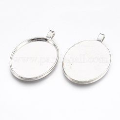Pendente in lega basi per cabochon&nbsp;PALLOY-2422-P-FF