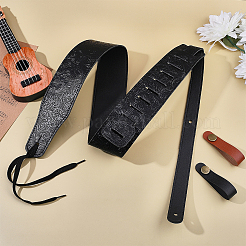 3 Stück 3 Stile verstellbarer Schultergurt aus PU-Leder für Gitarre&nbsp;AJEW-CL0003-60