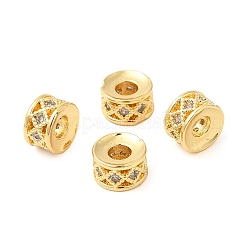 Cremagliera in ottone placcatura perline zirconi&nbsp;KK-Q778-02G