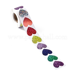 8 Muster aus selbstklebenden PVC-Glitzeraufklebern&nbsp;DIY-A042-14A