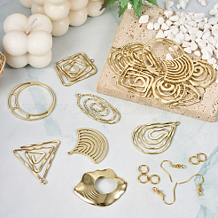 Bausatz für DIY-Geometrie-Ohrringe&nbsp;DIY-TA0005-30