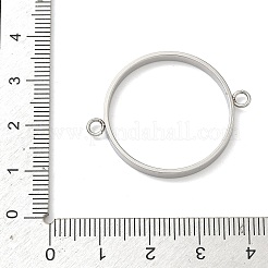 Ciondoli con connettore a lunetta aperta in acciaio inossidabile 304&nbsp;STAS-B126-05F-P