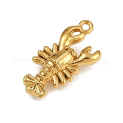 Pendentifs en acier inoxydable 304 sur le thème de l'océan&nbsp;STAS-F317-01G-G