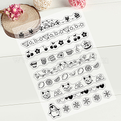 PVC-Plastikstempel&nbsp;DIY-WH0167-56-166