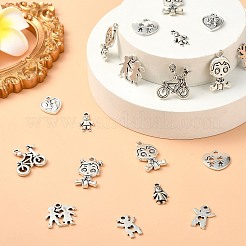 100 pièces 10 styles pendentifs en alliage de style tibétain&nbsp;FIND-CJ0002-30