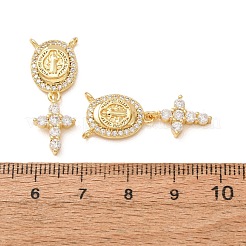 Pendentifs en laiton zircon cubique transparent&nbsp;CU-CBADD64-07G