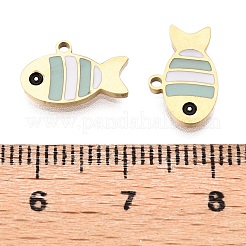 Ionenplattierung (IP) 316L chirurgischer Edelstahlanhänger&nbsp;STAS-D035-01B-G-02