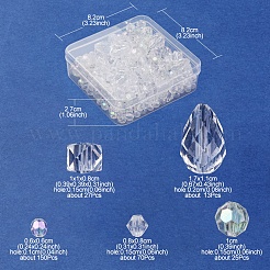 Transparente Acryl Perlen&nbsp;TACR-FS0001-42