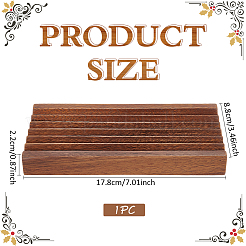 Porte-stylo rectangulaire en bois&nbsp;AJEW-WH0561-008A