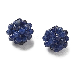 Cuentas tejidas de sodalita natural&nbsp;GG-CBA2E9C-F09-02