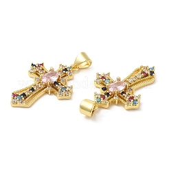 Ottone micro spianare pendenti zirconi&nbsp;KK-M249-16G-02
