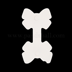 Umklappbare Schmuck-Displaykarten aus Papppapier mit Schleife zur Aufbewahrung von Halsketten und Armbändern&nbsp;CDIS-A006-06