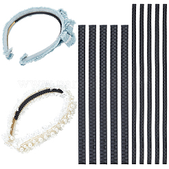 24 Stück 2 Stile Kunststoff festes Stirnband rutschfeste Streifen&nbsp;DIY-CY0003-02