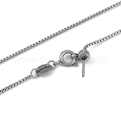 Colliers à chaînes en acier inoxydable 304&nbsp;NJEW-H042-09P