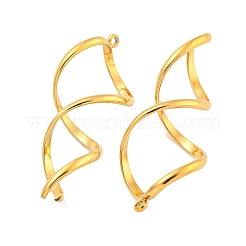 Pendentifs en acier inoxydable 304 avec placage ionique (IP)&nbsp;STAS-P365-07G