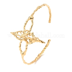 304 Edelstahl-Armreife für Damen&nbsp;BJEW-C155-01C-G