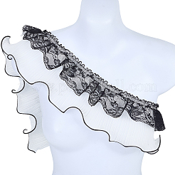 4 Yards Organza-Plissee-Spitzenband&nbsp;OCOR-CY0001-82
