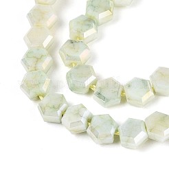 Brins de perles de verre électrolytiques anti-ternissement&nbsp;GLAA-T028-6mm-02D