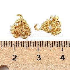 Picchetti in ottone zirconi con micro pavè&nbsp;KK-V015-31G-01