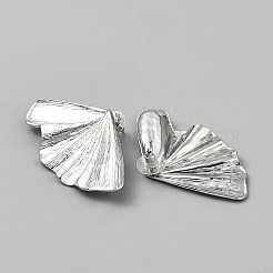 Pendientes de abanico de acero inoxidable 304&nbsp;EJEW-WH0020-50B