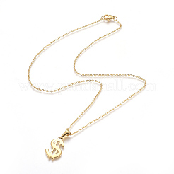 Colliers pendentifs en acier inoxydable 304&nbsp;NJEW-F275-18G