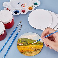 Panneaux de toile de peinture de bois et de lin&nbsp;DIY-NB0001-78A