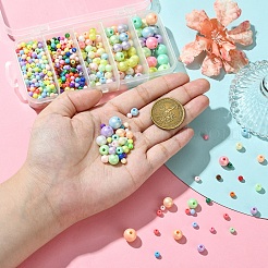 DIY bunte Stretch-Armbänder aus runden Acrylperlen&nbsp;FIND-YW0005-91