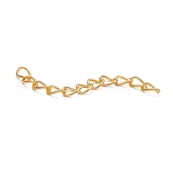Eisen endet mit Twist-Ketten&nbsp;CH-CH017-G-5cm