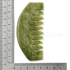 Natürliche Xiuyan-Jade-Massagekämme&nbsp;LS-AJEW-K045-01A