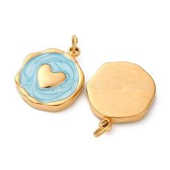 Pendentifs en acier inoxydable 304 émaillés&nbsp;STAS-U061-34G-C02