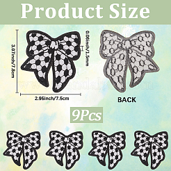 9 Stück Polyester-Stickgarn zum Aufbügeln/Aufnähen.&nbsp;PATC-CY0001-62