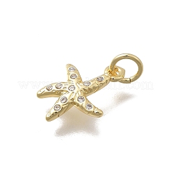 Messing micro pave klar zirkonia charme&nbsp;KK-D431-053C-G