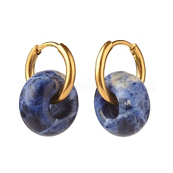 Set di gioielli con perline di sodalite naturale&nbsp;SJEW-JS01223-04