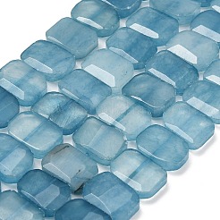 Natürliche weiße Jade perlen Stränge&nbsp;G-C285-A01-01