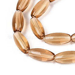 Chapelets de perles en verre transparente  &nbsp;GLAA-T028-15T-02