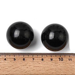 Natürliche Obsidian-Kugelperlen ohne Loch&nbsp;G-I367-05-08