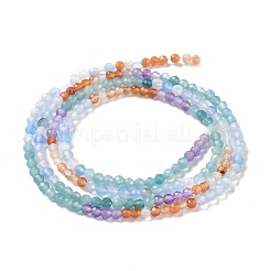 Filo di perline di agata naturale&nbsp;G-P514-A05-01