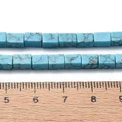 Kunsttürkisfarbenen Perlen Stränge&nbsp;G-C135-F03-01