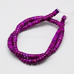 Kunsttürkisfarbenen Perlen Stränge&nbsp;TURQ-G110-8x4mm-02