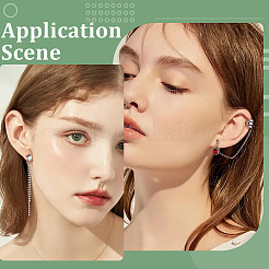 150 pieza de 3 estilos de accesorios para aretes de acero inoxidable 304&nbsp;STAS-SC0020-97
