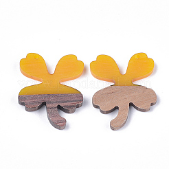 Colgantes de resina y madera de nogal&nbsp;RESI-S358-58D