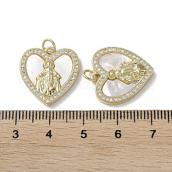 Colgante micropavé cubic zirconia de latón&nbsp;KK-G485-19D-G