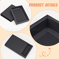 Boîte pliante en papier kraft&nbsp;CON-WH0010-01K-D