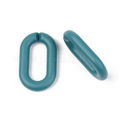 Anneaux de liaison en acrylique opaque peint à la bombe&nbsp;OACR-T024-02-I