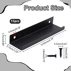 Maniglie rettangolari per cassetti in lega di alluminio&nbsp;FIND-WH0173-530