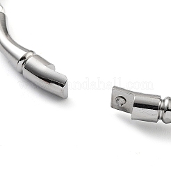 Anlaufgeschütztes Scharnierarmband aus 201 Edelstahl&nbsp;STAS-Z057-01E