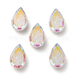 Cabochon di strass di vetro k9 in rilievo&nbsp;RGLA-H008-01B