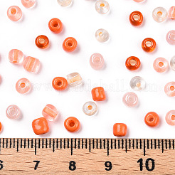 Undurchsichtige und transparente Innenfarben 6/0 Glasperlen&nbsp;SEED-F004-4mm-02